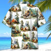 Joycorners Camping Bear Chill Forest Hawaiian Shirt