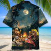 Joycorners Camping Bigfoot Bear Sloth Flamingo Hawaiian Shirt