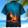 Joycorners Camping Night With Bigfoot and Bear Hawaiian Shirt
