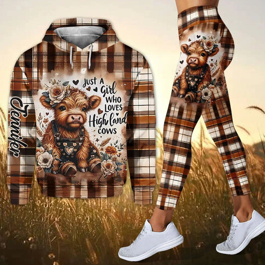 Joycorners Love Highland Cows - Personalized Hoodie and Leggings 3 LM2811
