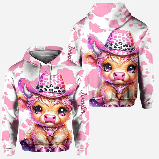 Joycorners Cute Cow - Personalized Hoodie and Leggings LM2811