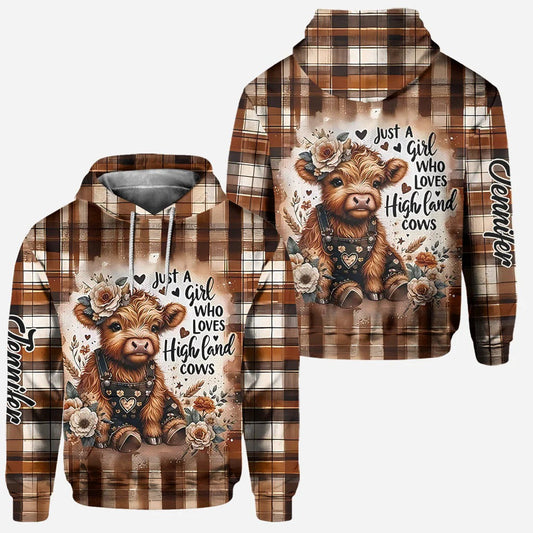 Joycorners Love Highland Cows - Personalized Hoodie and Leggings 3 LM2811