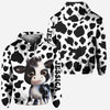 Joycorners Personalized Moody Baby Cow - Highland Cow Hoodie and Leggings LM2811