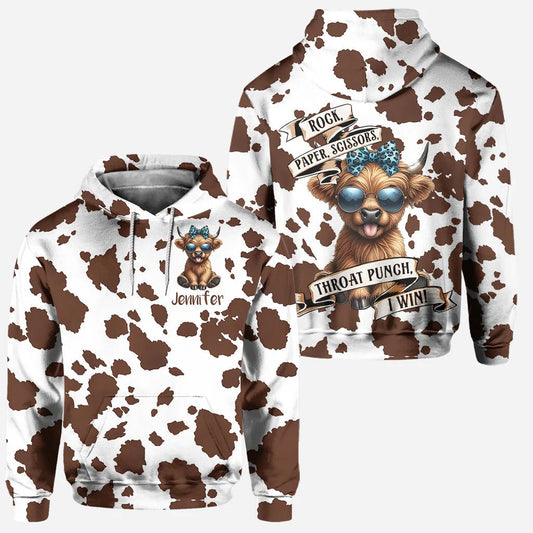 Joycorners Rock Paper Scissors - Personalized Hoodie and Leggings LM2811