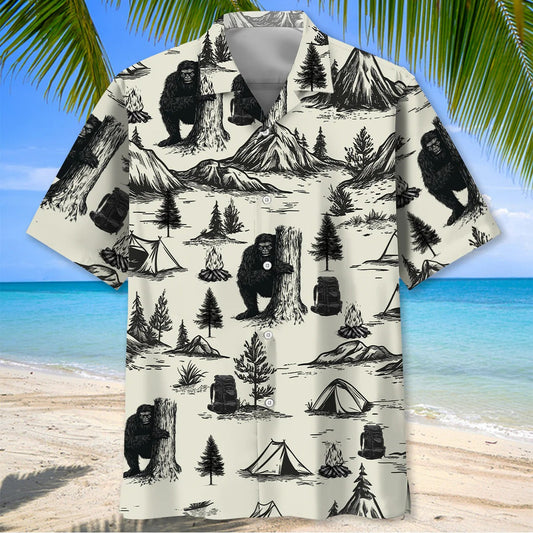 Joycorners Vintage Camping Hawaiian Shirt