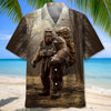 Joycorners Bigfoot Camping In The Wild Hawaiian Shirt