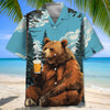 Joycorners Bear At Campsite Hawaiian Shirt
