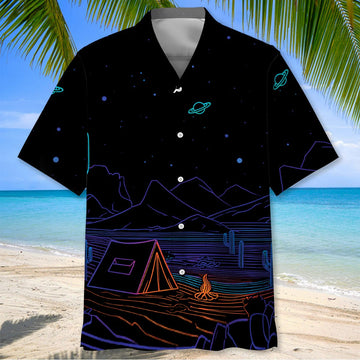 Joycorners Camping I Don't Need Therapy Hawaiian Shirt