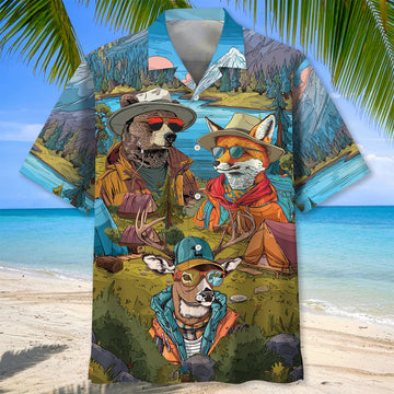 Joycorners I Want To Camp So Long I Forget All Of My Password Hawaiian Shirt