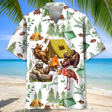 Joycorners My Camping Friends Have A Drinking Problem Hawaiian Shirt