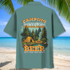 Joycorners Camping Solves Most Of My Problems Beer Solves The Rest Hawaiian Shirt