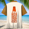 Joycorners Beer Because No Great Camping Started With A Salad Hawaiian Shirt