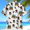 Joycorners Bigfoot Hiking Footprint Hawaiian Shirt