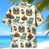 Joycorners Alien And Bigfoot Camping Hawaiian Shirt