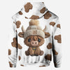Joycorners Adorable Highland Cows - Personalized Hoodie and Leggings 1 LM2811