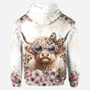 Joycorners Cool Cow With Leopard Glasses - Personalized Hoodie and Leggings LM2811