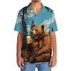 Joycorners Bear At Campsite Hawaiian Shirt