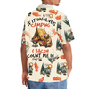 Joycorners If It Involves Camping & Bacon Count Me In Hawaiian Shirt