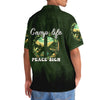 Joycorners Camp Life Peace Sign Hawaiian Shirt