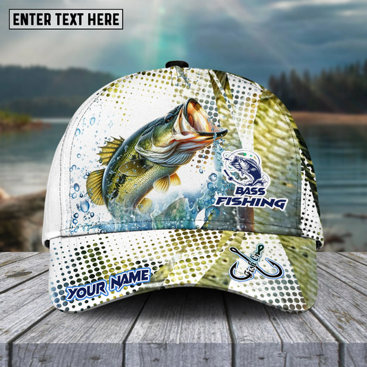 Joycorners Fishing Skinfish Water Sport Pattern Personalized Name 3D Cap (11 Breeds)