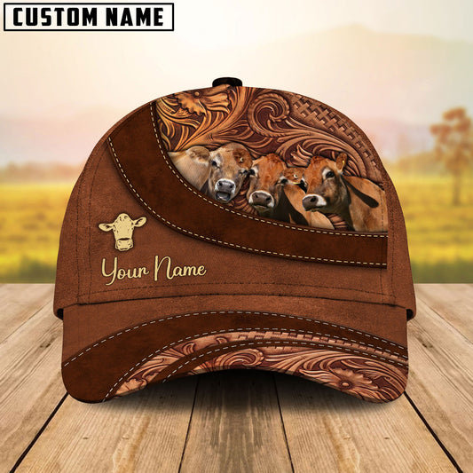 Joy Corners Jersey Farm Life Beauty Leather Pattern Customized 3D Cap