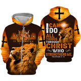 Joycorners Jesus And Lion 3D Shirt