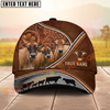 Joycorners Cow Farm Floral Carved Leather Cattle Family Personalized Name Cap (8 Breeds)