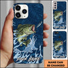 Joycorners Fishing Jumping Fish Lure Action Personalized Name Phone Case (10 Fish Species)