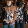 Joycorners Camo Blaze Horse Lover Personalized Name 3D Hoodie (8 Breeds)