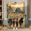 Joycorner Life Live Someone Left The Gate Open Personalized Name Blanket (14 Breeds)