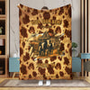 Joycorner Personalized Farm Name Rustic Cattle Blanket (9 Breeds)