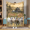 Joycorner Life Live Someone Left The Gate Open Personalized Name Blanket (14 Breeds)