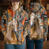 Joycorners Snowfall Horse Love Personalized Name 3D Hoodie (8 Breeds)