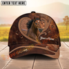 Joycorners Horse Love Bonding Brown Craving Personalized Name Cap (8 Breeds)