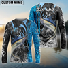 Joycorners Fishing Sparkling Water Smoke Pattern Design Custom Name & Team Name 3D Shirts (11 Breeds)