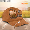 Joycorners Limousin Pattern Customized Name 3D Love Cap