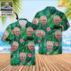 (Photo Inserted) Custom Face For Men, Women - Personalized Hawaiian Shirt