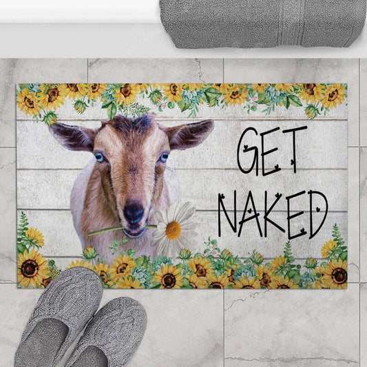 Joycorners Nigerian Dwarf - Get Naked Doormat