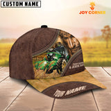 Joycorners Tractor Farm & Jesus Customized Name Cap