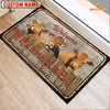 Joycorners Limousin Custom Name - Home To Where The Herd Is FarmHouse Doormat