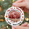 Joycorners My First Christmas Ornament, Personalized Ornament 2D Flat LM2211