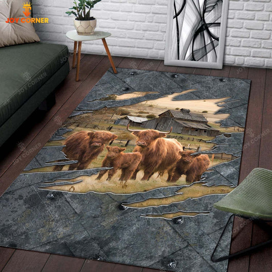 Joycorners Highland Farming Rug