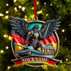 Joycorners Custom Name Germany Ornament, Christmas Gift for Germany Lover 2D Flat LM2111