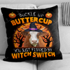 Joycorners Happy Halloween Simmentals Buckle Up Butter Cup Pillow Case