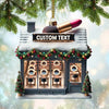 Joycorners Custom Name Beauty Salon Ornament, Beauty Shop Christmas Decor 2D Flat LM2111