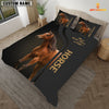 Joycorners Brown Horse Never Walk Alone Custom Name Bedding Set