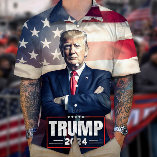 Joycorner Donald Trump 2024 Hawaiian Shirt