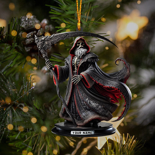 Joycorners Death Christmas Home Decor Christmas Ornament, Personalized Ornament 2D Flat LM2211