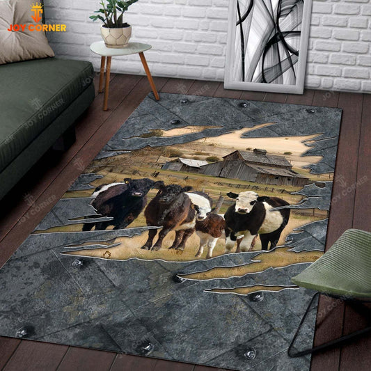 Joycorners Belted Galloway Farming Rug