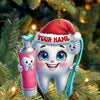 Joycorners Beautiful Teeth, Home Decor, Christmas Ornament, Personalized Ornament 2D Flat LM2111